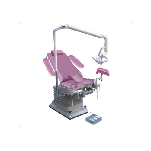 Gynecological examination chair - DH-S104A - KANGHUI MEDICAL TECHNOLOGY - electric / 3-section / pink