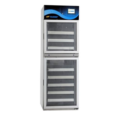 Breast milk refrigerator - SM-MD  - Sumer - cabinet / 2 doors / with glass door