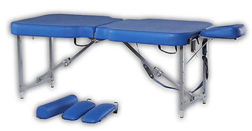 Mechanical massage table - COMPACT maxi - Fysiotech - portable / with armrests / 2-section