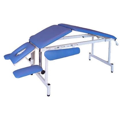 Mechanical massage table - FIX - Fysiotech - with headrest / with armrests / 3-section