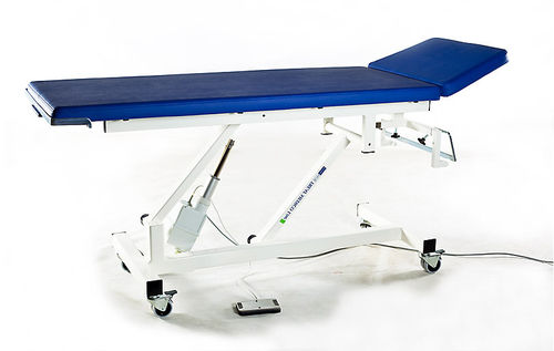 Pneumatic examination table - Medico T11 - Fysiotech - height-adjustable / 2-section