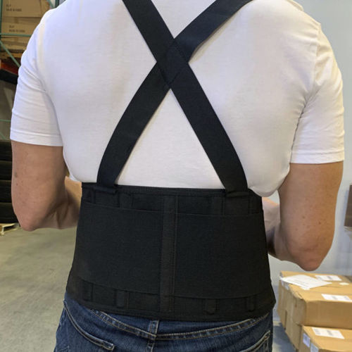 Lumbar support belt - IM-WL807 - WNL Products - adult / semi-rigid / with suspenders