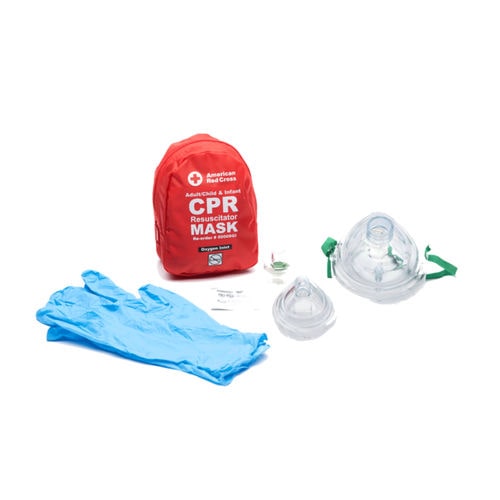 CPR resuscitation mask 5000SGI WNL Products training / latexfree