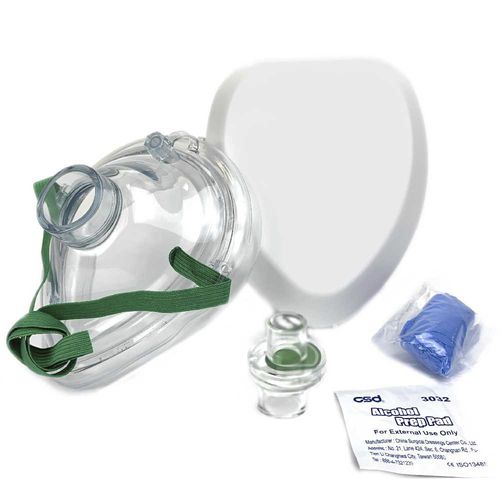 CPR resuscitation mask - FAK5000BLANK - WNL Products - training / latex ...