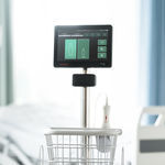 trolley-mounted bladder scanner