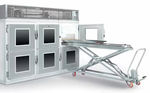 mortuary stretcher refrigerated mortuary cabinet