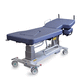 echocardiography treatment table / electric / height-adjustable / with adjustable backrest