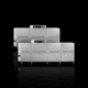 automatic dishwasher / conveyor / stainless steel
