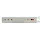 wall-mounted bed head unit / horizontal / for intensive care service / for patient rooms