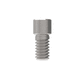 titanium implant abutment / external / straight / screw