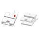 aesthetic orthodontic bracket / ceramic