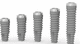 cylindrical dental implant / titanium / internal hexagon