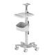 monitor trolley / medical / with bin / mobile