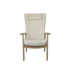 adult chair / with armrests / with high backrest