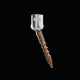 thoraco-lumbar pedicle screw / polyaxial / metallic / cortical