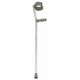 forearm crutch / adult / height-adjustable