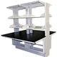 island-type laboratory bench / with shelves