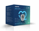 cuff-mounted blood pressure monitor / automatic / with USB port / with rechargeable battery
