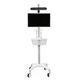 video-conferencing telemedicine cart / secure / with video recording / mobile