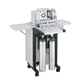 trolley-mounted veterinary anesthesia workstation