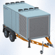 mobile air sterilizer / UVC / HEPA H14 / hospital