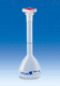 laboratory flask / polypropylene / clear / with cap