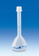 laboratory flask / polypropylene / with cap / volumetric