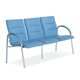 waiting room beam chair / with armrests / 3-seater