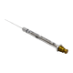 laboratory syringe / 1 ml / polyethylene / with fixed needle
