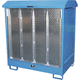 flammable liquid cabinet / with door / blue / 2 doors