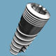 conical dental implant / titanium / internal hexagon / spiral