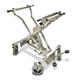 medical trolley / for stretchers / coffin / lifting