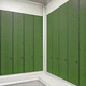 storage locker / for clean rooms / with door / fixed