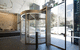 protection door / security / hospital / glass