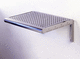 wall-mounted shelf / stainless steel