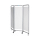 folding hospital screen / on casters / 3-panel