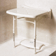 shower seat / without backrest / wall-mounted / folding