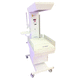 infant radiant warmer with phototherapy lamp / on casters