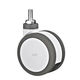 hospital bed wheel / for medical trolleys / polyurethane / swiveling