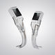 video laryngoscope / with blade / with integrated video monitor