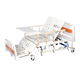 medical bed / manual / height-adjustable / tilting