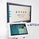 optotype chart monitor / remote-controlled