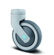 polyamide wheel / polyurethane / stainless steel / swiveling