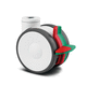 wheel with brake / polyamide / polyurethane / stainless steel