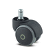 anti-static wheel / rubber / polypropylene / swiveling