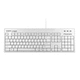 medical keyboard with numeric keypad / silicone / antibacterial / antimicrobial