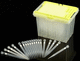 filter pipette tip / sterile / for robots / conductive