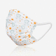 fabric safety mask / half-mask / pediatric / white