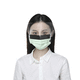 safety mask with eye protection / half-mask / adult / box of 25