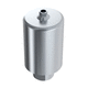 cylindrical implant abutment / titanium / hexagonal / straight